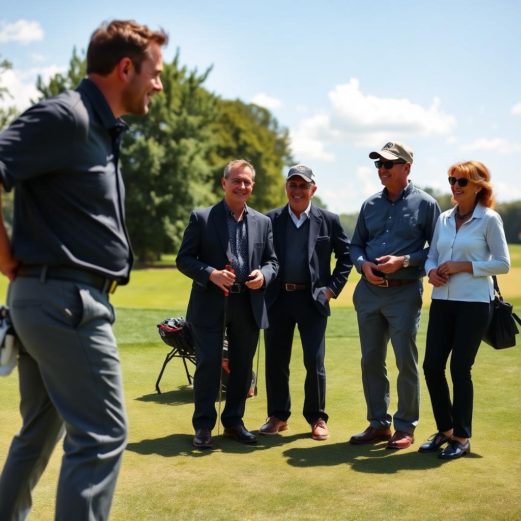 Members at a LIBA golf outing
